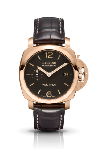 Panerai Luminor 1950 Marina 42 3 Days Automatic Red Gold / Brown PAM00393