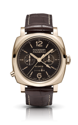 Panerai Radiomir 1940 Chrono Monopulsante Left-Handed 8 Days Oro Rosso PAM00502