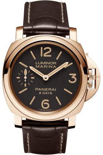 Panerai Luminor Marina 44 8 Days Red Gold / Brown PAM00511