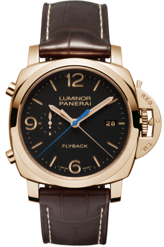 Panerai Luminor 1950 44 3 Days Chrono Flyback Automatic Red Gold / Black PAM00525