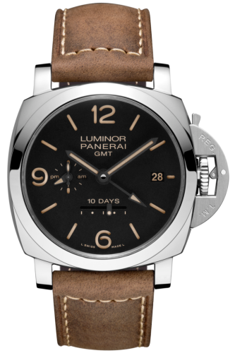 Panerai Luminor 1950 44 10 Days GMT Automatic Stainless Steel / Black PAM00533