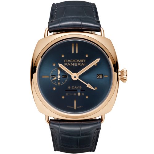 Panerai Radiomir 8 Days GMT Oro Rosso Blue PAM00538