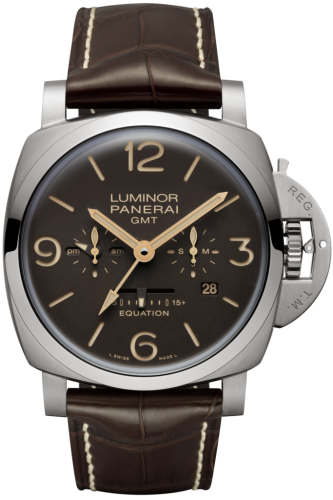 Panerai Luminor 1950 47 Equation Of Time 8 Days Titanium / Brown PAM00656