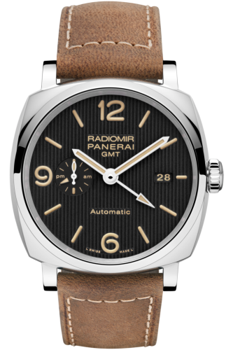 Panerai Radiomir 1940 45 3 Days GMT Automatic Stainless Steel / Black -Tuxedo PAM00657