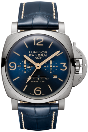 Panerai Luminor 1950 47 Equation Of Time 8 Days Titanium / Blue PAM00670