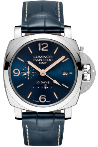 Panerai Luminor 1950 10 Days GMT Automatic Acciaio Boutique Blue PAM00689