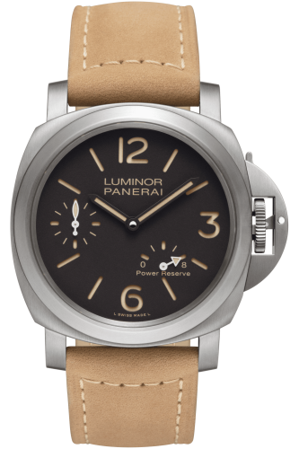 Panerai Luminor 44 8 Days Power Reserve Titanium / Brown PAM00797