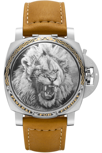 Panerai Luminor 1950 3 Days Automatic Acciaio Sealand for Purdey Lion PAM00853