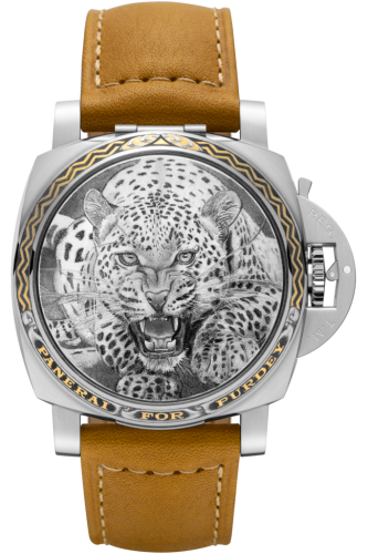 Panerai Luminor 1950 3 Days Automatic Acciaio Sealand for Purdey Leopard PAM00854