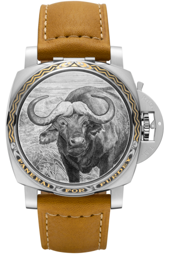 Panerai Luminor 1950 3 Days Automatic Acciaio Sealand for Purdey Buffalo PAM00855