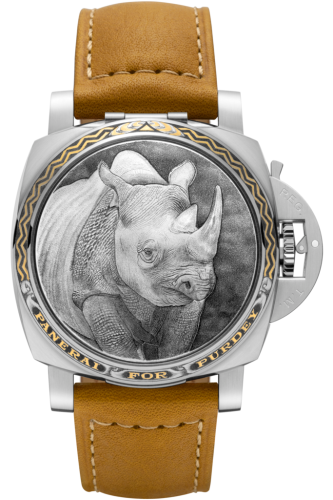 Panerai Luminor 1950 3 Days Automatic Acciaio Sealand for Purdey Rhinoceros PAM00857