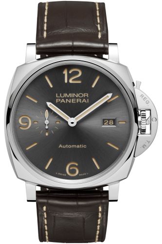 Panerai Luminor Due 45 3 Days Automatic Date Stainless Steel / Grey PAM00943