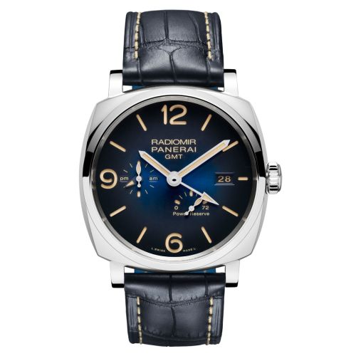 Panerai Radiomir 1940 GMT Power Reserve Stainless Steel / Blue / Mediterraneo PAM00946