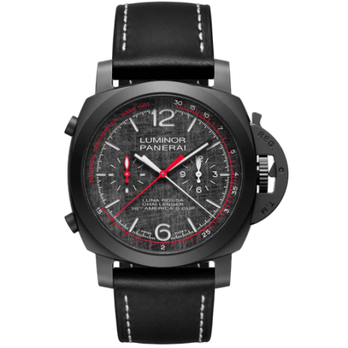 Panerai Luminor 1950 44 Chrono Flyback Automatic Titanium DLC / Luna Rossa PAM01037