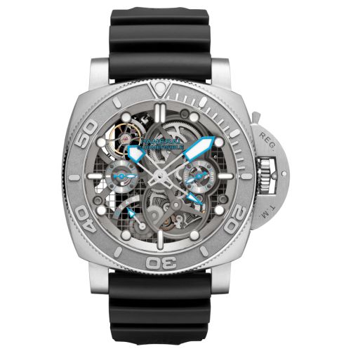 Panerai Luminor Submersible Ecopangaea Tourbillon GMT Mike Horn PAM01108