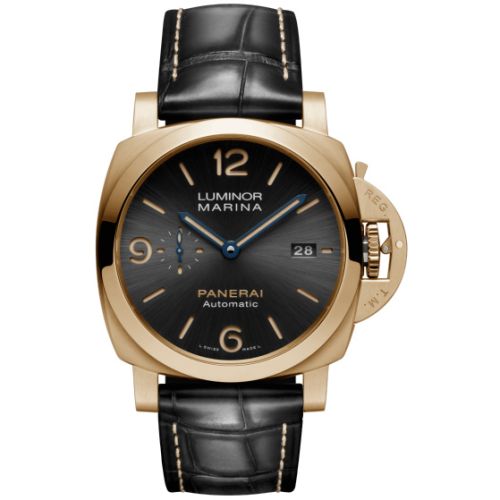 Panerai Luminor 1950 44 3 Days Yellow Gold / Grey PAM01115