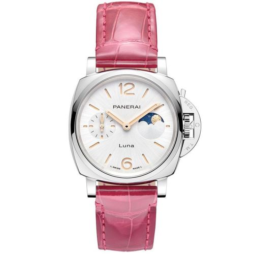 Panerai Luminor Due Luna Automatic Stainless Steel / Silver PAM01180