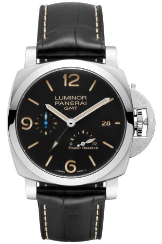 Panerai Luminor 1950 44 3 Days GMT Power Reserve Automatic Stainless Steel / Black PAM01321