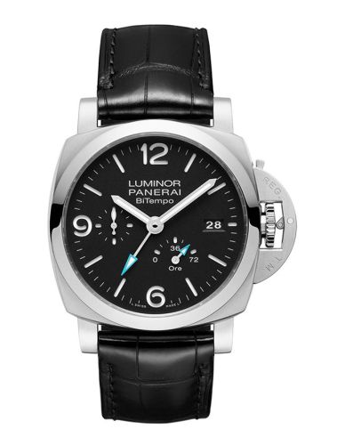 Panerai Luminor 1950 44 BiTempo Power Reserve Stainless Steel / Black PAM01360