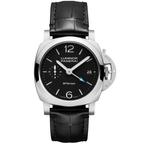 Panerai Luminor Quaranta BiTempo Stainless Steel / Black PAM01365