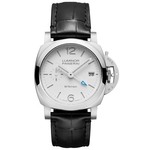 Panerai Luminor Quaranta BiTempo Stainless Steel / White PAM01367