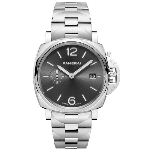 Panerai Luminor Due 42 Automatic Stainless Steel / Grey / Bracelet PAM01387