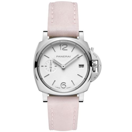 Panerai Luminor Due 38 Automatic Stainless Steel / White / Prada-ReNylon PAM01425