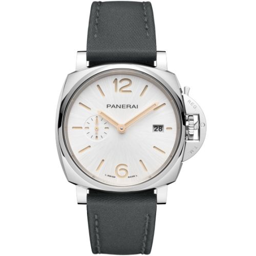 Panerai Luminor Due 42 Automatic Stainless Steel / White / Prada Re-Nylon PAM01428