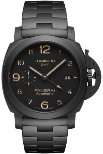 Panerai Luminor 1950 44 3 Days GMT Automatic Ceramic / Tuttonero PAM01438