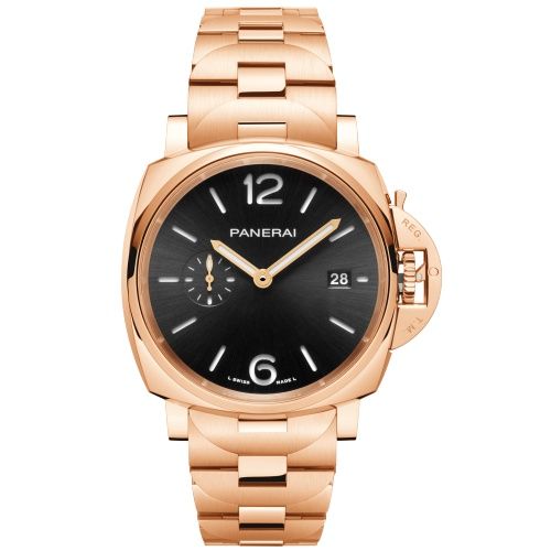 Panerai Luminor Due 42 Automatic TuttoOro / Grey PAM01442