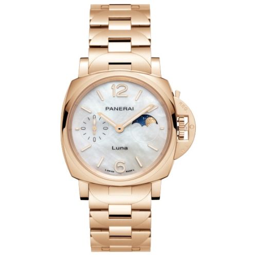 Panerai Luminor Due Luna TuttoOro Goldtech / MOP / Bracelet PAM01504