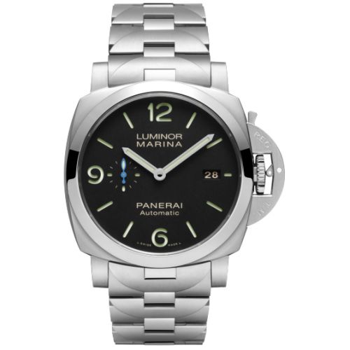 Panerai Luminor 1950 Marina 44 3 Days Automatic Stainless Steel / Black / Bracelet PAM01562