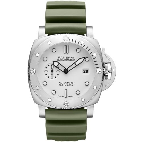 Panerai Submersible QuarantaQuattro Stainless Steel / White PAM01595