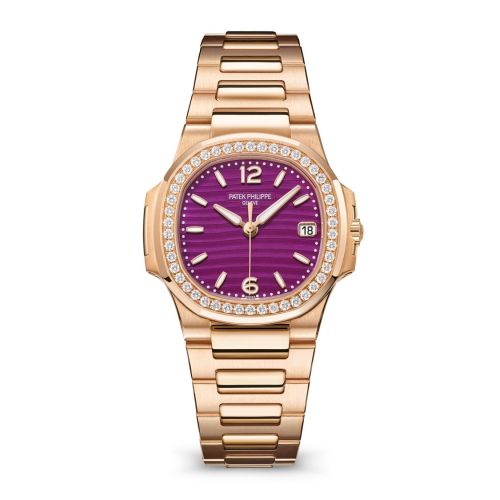Patek Philippe Nautilus 7010 Rose Gold - Diamond / Purple 010/1R-013