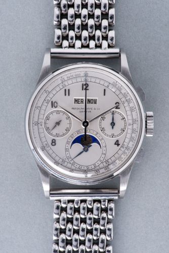 Patek Philippe Perpetual Calendar Chronograph 1518 Stainless Steel 1518A