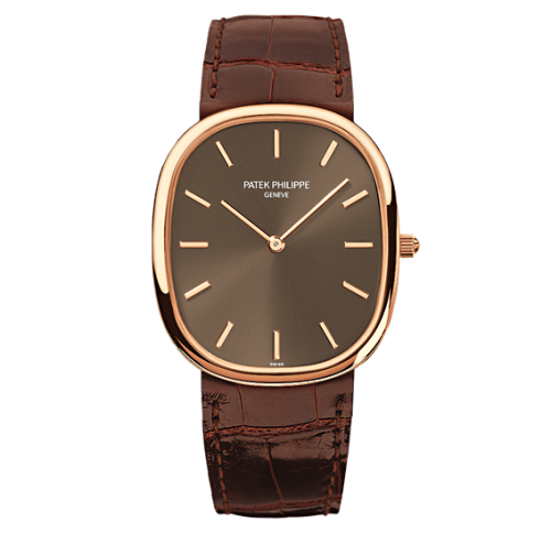 Patek Philippe Golden Ellipse 3738 Rose Gold / Brown 3738/100R-001