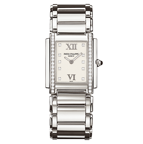 Patek Philippe Twenty~4 4910 Stainless Steel / White 4910/10A-011