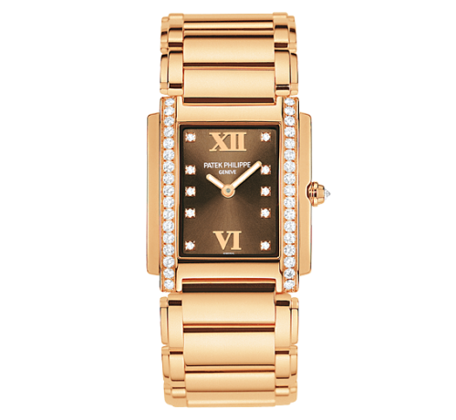 Patek Philippe Twenty~4 4910 Rose Gold / Brown 4910/11R-010