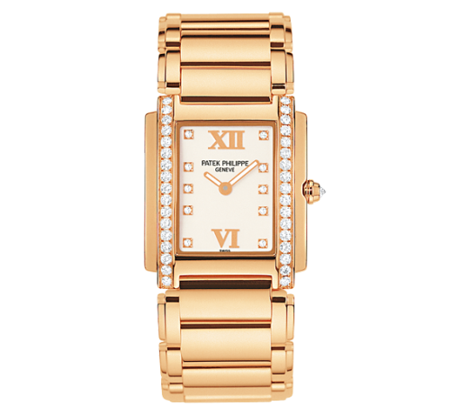 Patek Philippe Twenty~4 4910 Rose Gold / White 4910/11R-011