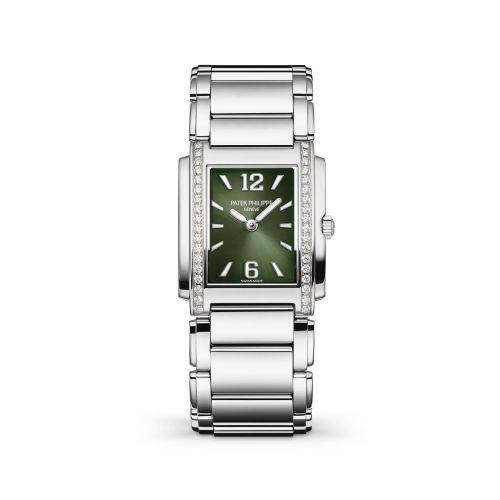 Patek Philippe Twenty~4 Manchette Stainless Steel / Green 4910/1200A-011