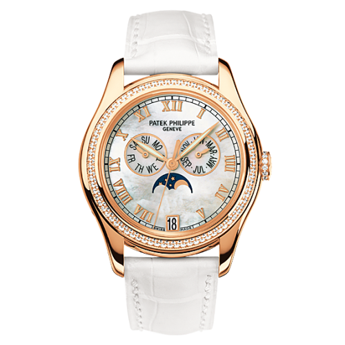 Patek Philippe Annual Calendar 4936 Rose Gold Diamond Mother of Pearl 4936R-001