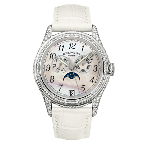 Patek Philippe Annual Calendar 4937 White Gold Diamond White Mother of Pearl 4937G-001