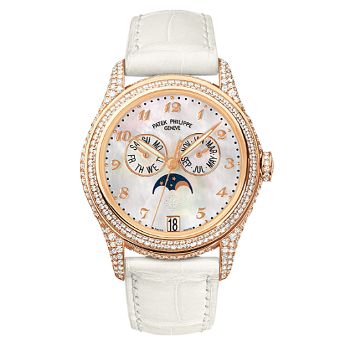 Patek Philippe Annual Calendar 4937 Rose Gold Diamond White Mother of Pearl 4937R-001