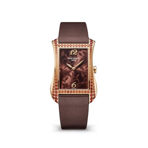 Patek Philippe Gondolo Serata Rose Gold - Spessartite / Brown Floral 4962/200R-001