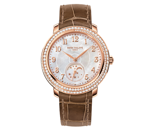Patek Philippe Moonphase 4968 Rose Gold / White Mother of Pearl 4968R-001