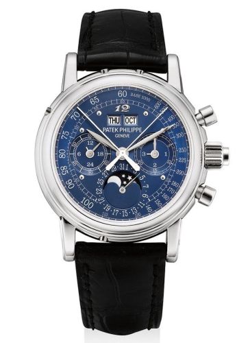 Patek Philippe Perpetual Calendar Split Seconds Chronograph 5004P Blue Eric Clapton 5004P-064