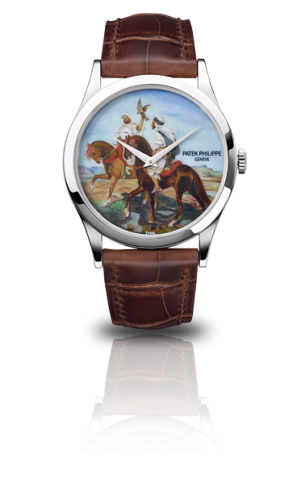 Patek Philippe Calatrava 5077 Falcon Hunting 5077P-091