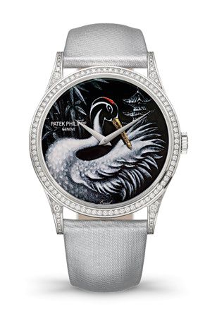 Patek Philippe Calatrava 5077 Japanese Cranes 5077/100G-056