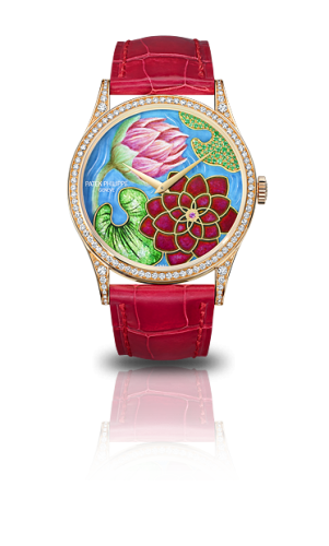 Patek Philippe Calatrava 5077 Water Lilies and Lotus 5077/100R-010