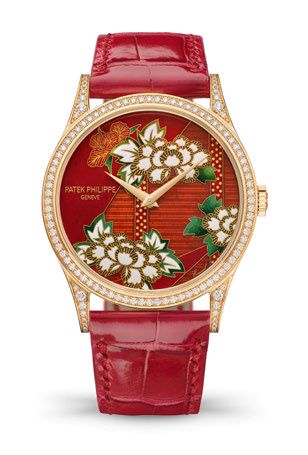 Patek Philippe Calatrava 5077 Kimonos with Floral Patterns 5077/100R-056